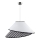 Duolla - Κρεμαστό φωτιστικό οροφής COCO 1xE27/40W/230V διάμετρος 50 cm λευκό/μαύρο