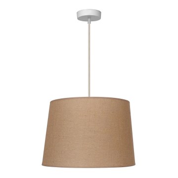 Duolla - Κρεμαστό φωτιστικό οροφής CONE 1xE27/15W/230V διάμετρος 40 cm καφέ