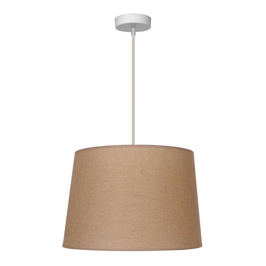Duolla - Κρεμαστό φωτιστικό οροφής CONE 1xE27/15W/230V διάμετρος 40 cm καφέ