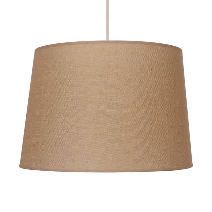 Duolla - Κρεμαστό φωτιστικό οροφής CONE 1xE27/15W/230V διάμετρος 40 cm καφέ