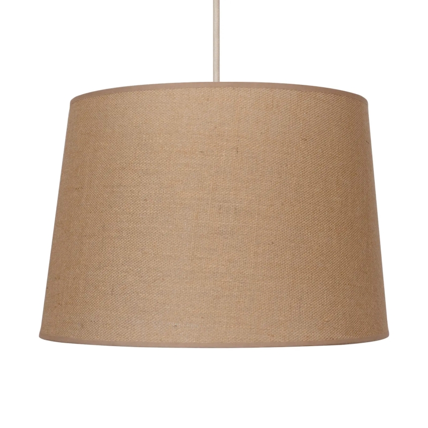 Duolla - Κρεμαστό φωτιστικό οροφής CONE 1xE27/15W/230V διάμετρος 40 cm καφέ