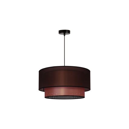 Duolla - Κρεμαστό φωτιστικό οροφής COPPER SHINY 1xE27/15W/230V διάμετρος 45 cm καφέ/χαλκός