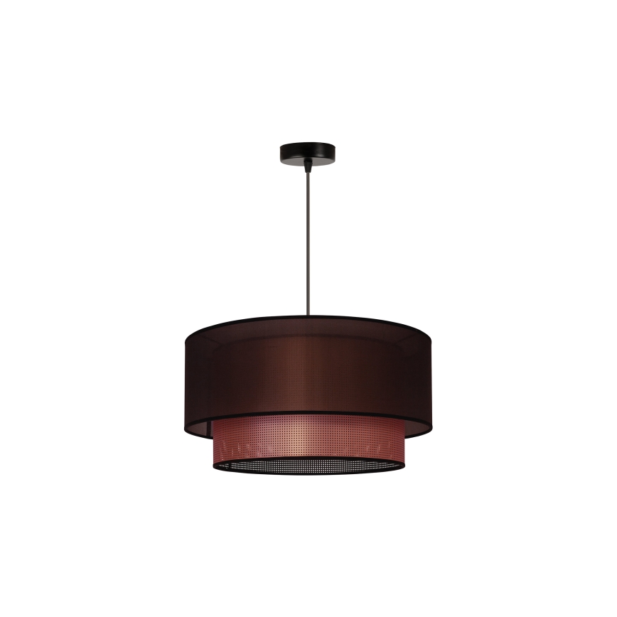 Duolla - Κρεμαστό φωτιστικό οροφής COPPER SHINY 1xE27/15W/230V διάμετρος 45 cm καφέ/χαλκός