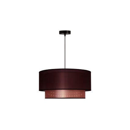 Duolla - Κρεμαστό φωτιστικό οροφής COPPER SHINY 1xE27/15W/230V διάμετρος 45 cm καφέ/χαλκός