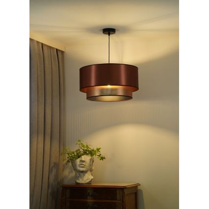 Duolla - Κρεμαστό φωτιστικό οροφής COPPER SHINY 1xE27/15W/230V διάμετρος 45 cm χαλκός