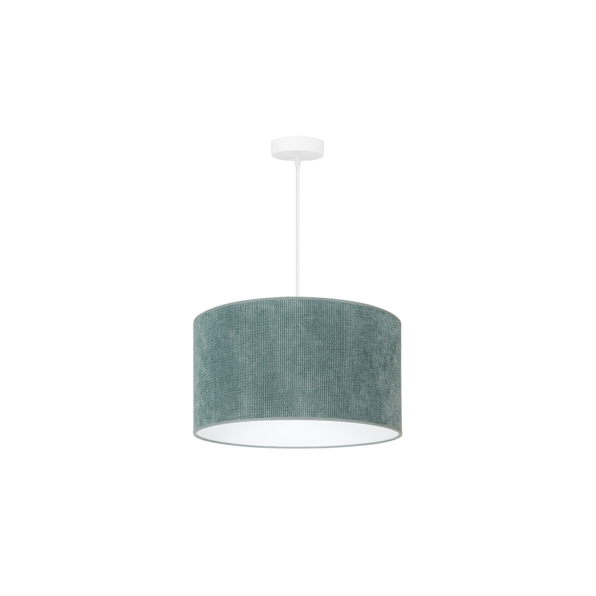 Duolla - Κρεμαστό φωτιστικό οροφής CORDUROY 1xE27/15W/230V διάμετρος 40 cm γαλάζιο