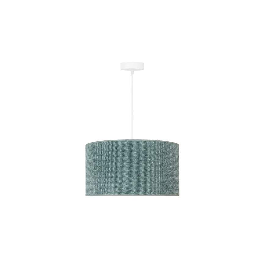Duolla - Κρεμαστό φωτιστικό οροφής CORDUROY 1xE27/15W/230V διάμετρος 40 cm γαλάζιο