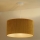 Duolla - Κρεμαστό φωτιστικό οροφής CORDUROY 1xE27/15W/230V διάμετρος 40 cm κίτρινο