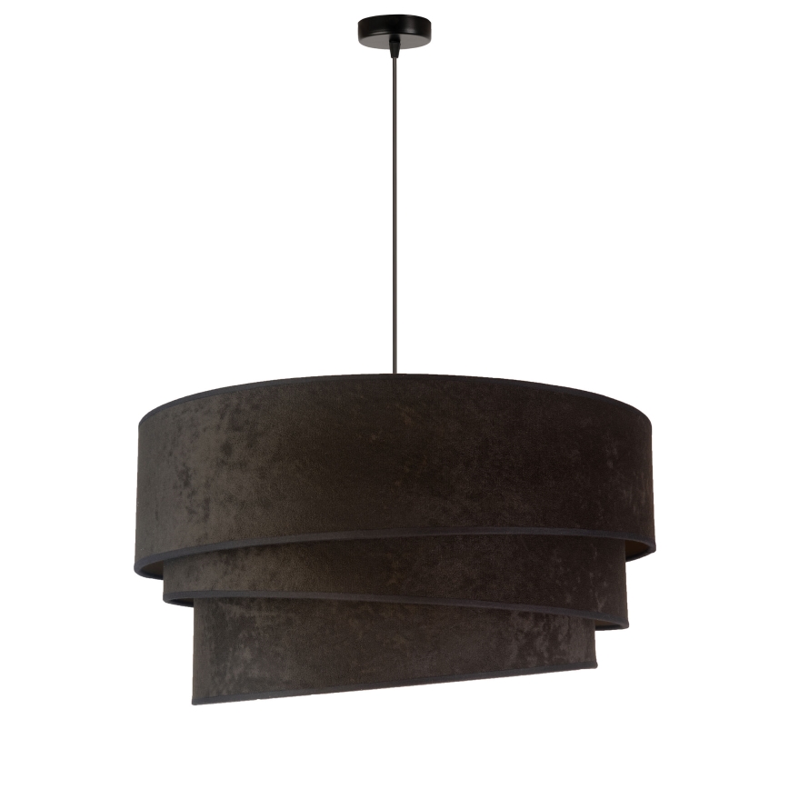 Duolla - Κρεμαστό φωτιστικό οροφής DEVON 1xE27/40W/230V διάμετρος 45 cm μαύρο/χρυσό