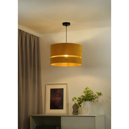 Duolla - Κρεμαστό φωτιστικό οροφής DOUBLE 1xE27/15W/230V διάμετρος 40 cm πορτοκαλί