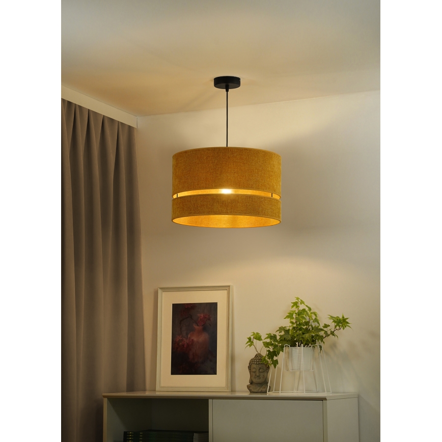Duolla - Κρεμαστό φωτιστικό οροφής DOUBLE 1xE27/15W/230V διάμετρος 40 cm πορτοκαλί