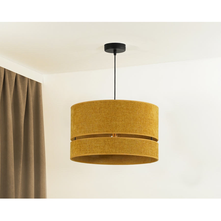 Duolla - Κρεμαστό φωτιστικό οροφής DOUBLE 1xE27/15W/230V διάμετρος 40 cm πορτοκαλί