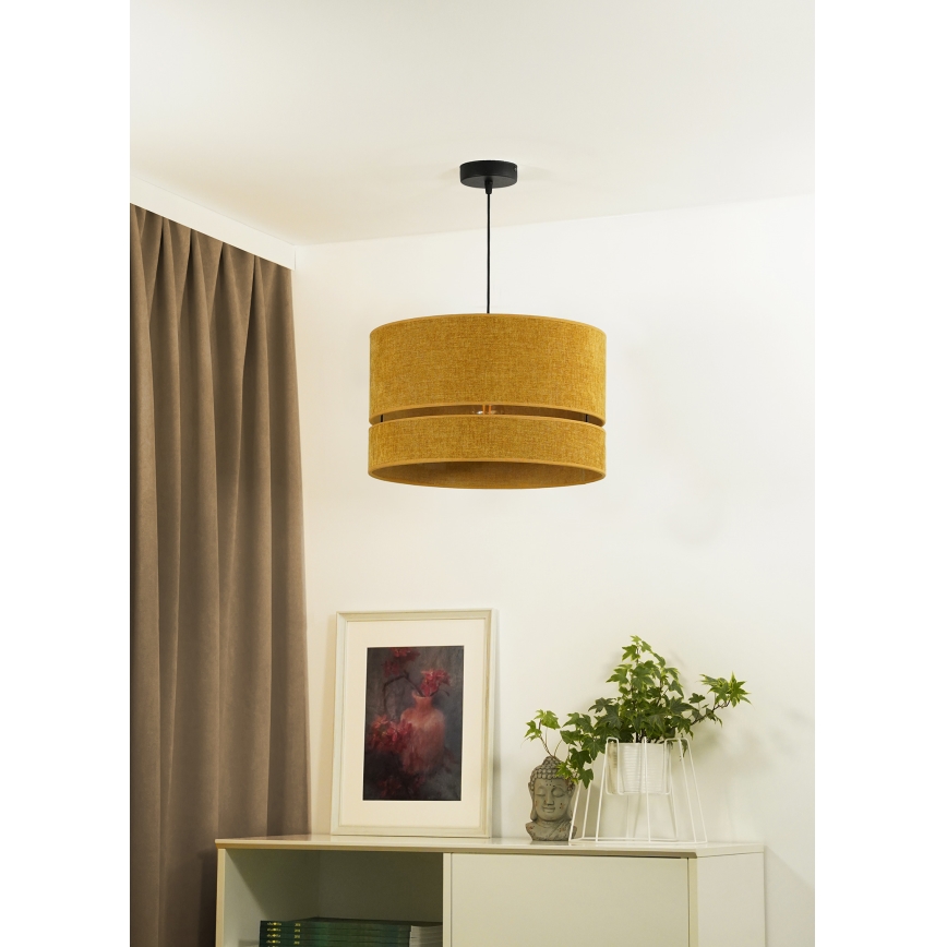 Duolla - Κρεμαστό φωτιστικό οροφής DOUBLE 1xE27/15W/230V διάμετρος 40 cm πορτοκαλί