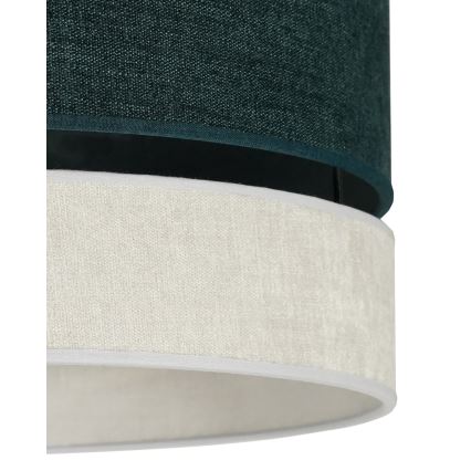 Duolla - Κρεμαστό φωτιστικό οροφής DOUBLE 1xE27/15W/230V διάμετρος 40 cm πράσινο/γκρι