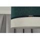 Duolla - Κρεμαστό φωτιστικό οροφής DOUBLE 1xE27/15W/230V πράσινο/γκρι