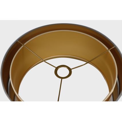 Duolla - Κρεμαστό φωτιστικό οροφής DUO 1xE27/15W/230V διάμετρος 40 cm γκρι