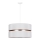 Duolla - Κρεμαστό φωτιστικό οροφής DUO 1xE27/15W/230V διάμετρος 40 cm λευκό/χρυσό