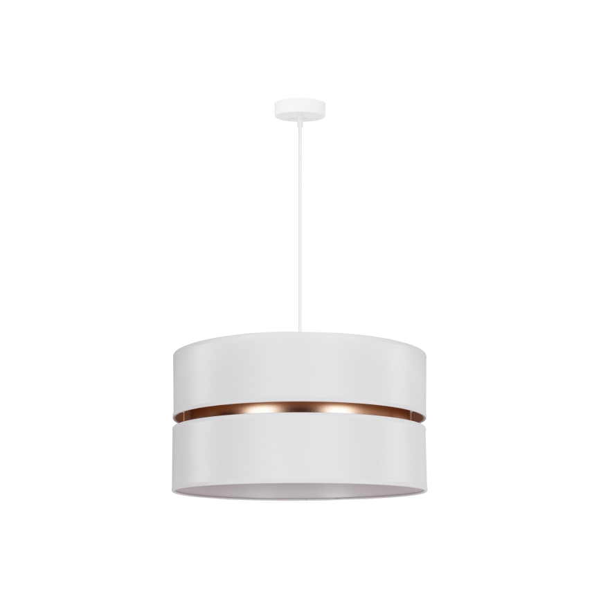 Duolla - Κρεμαστό φωτιστικό οροφής DUO 1xE27/15W/230V διάμετρος 40 cm λευκό/χρυσό