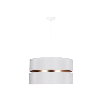 Duolla - Κρεμαστό φωτιστικό οροφής DUO 1xE27/15W/230V διάμετρος 40 cm λευκό/χρυσό
