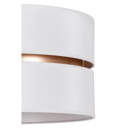 Duolla - Κρεμαστό φωτιστικό οροφής DUO 1xE27/15W/230V διάμετρος 40 cm λευκό/χρυσό