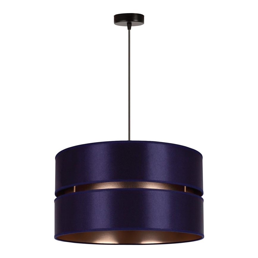 Duolla - Κρεμαστό φωτιστικό οροφής DUO 1xE27/15W/230V διάμετρος 40 cm μπλε/χρυσό