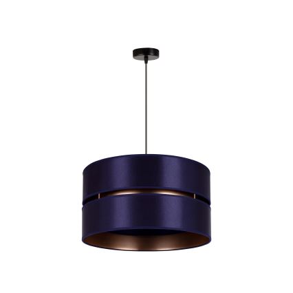 Duolla - Κρεμαστό φωτιστικό οροφής DUO 1xE27/15W/230V διάμετρος 40 cm μπλε/χρυσό