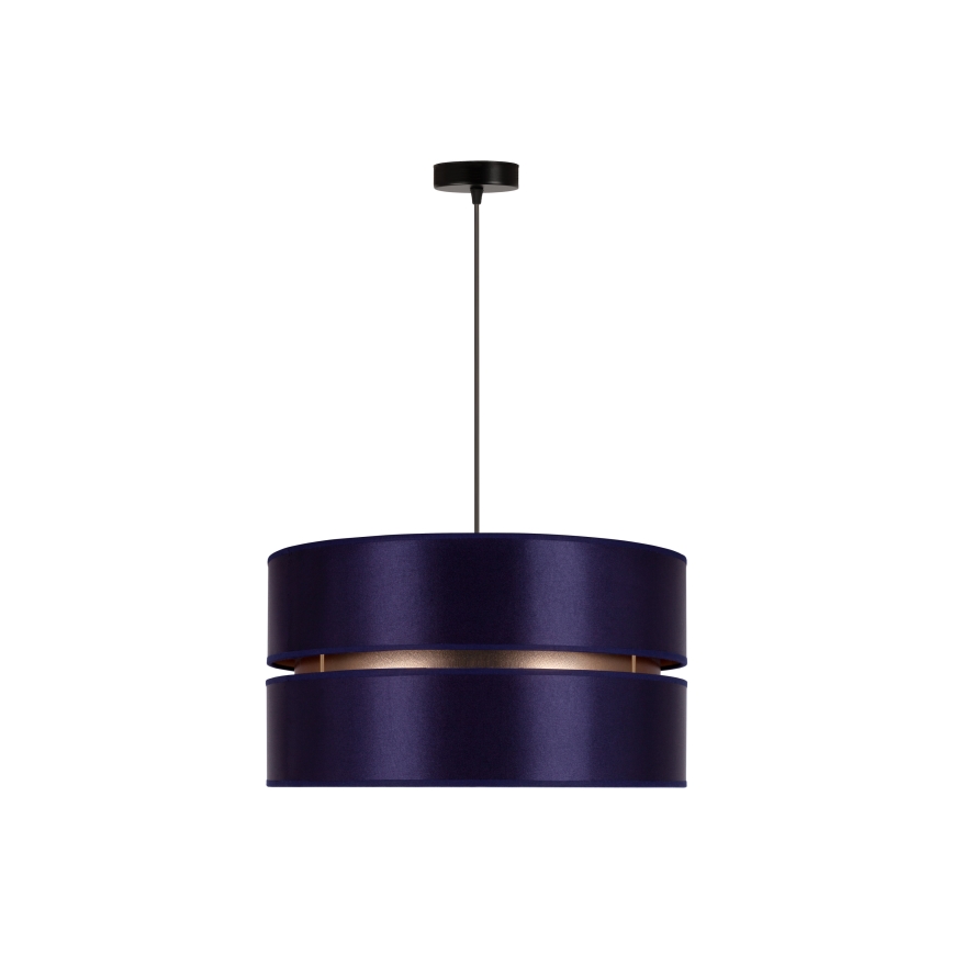 Duolla - Κρεμαστό φωτιστικό οροφής DUO 1xE27/15W/230V διάμετρος 40 cm μπλε/χρυσό