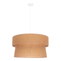Duolla - Κρεμαστό φωτιστικό οροφής ETNIC 1xE27/40W/230V διάμετρος 45 cm μπεζ