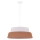 Duolla - Κρεμαστό φωτιστικό οροφής GALAXY 1xE27/15W/230V καφέ/λευκό