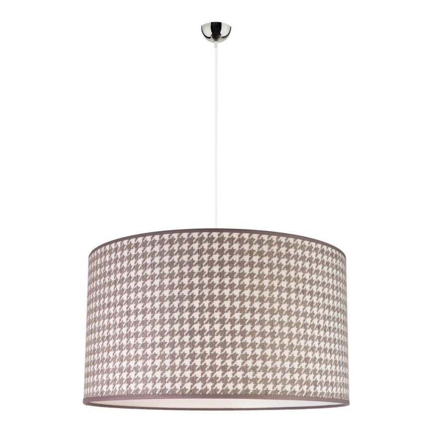 Duolla - Κρεμαστό φωτιστικό οροφής KENT 1xE27/40W/230V διάμετρος 45 cm γκρι