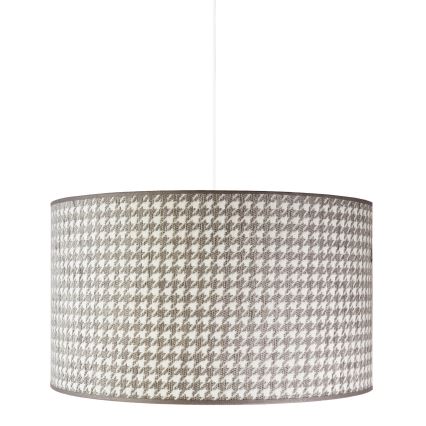 Duolla - Κρεμαστό φωτιστικό οροφής KENT 1xE27/40W/230V διάμετρος 45 cm γκρι