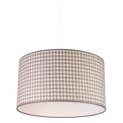 Duolla - Κρεμαστό φωτιστικό οροφής KENT 1xE27/40W/230V διάμετρος 45 cm γκρι
