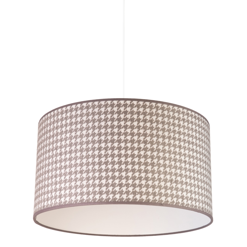Duolla - Κρεμαστό φωτιστικό οροφής KENT 1xE27/40W/230V διάμετρος 45 cm γκρι
