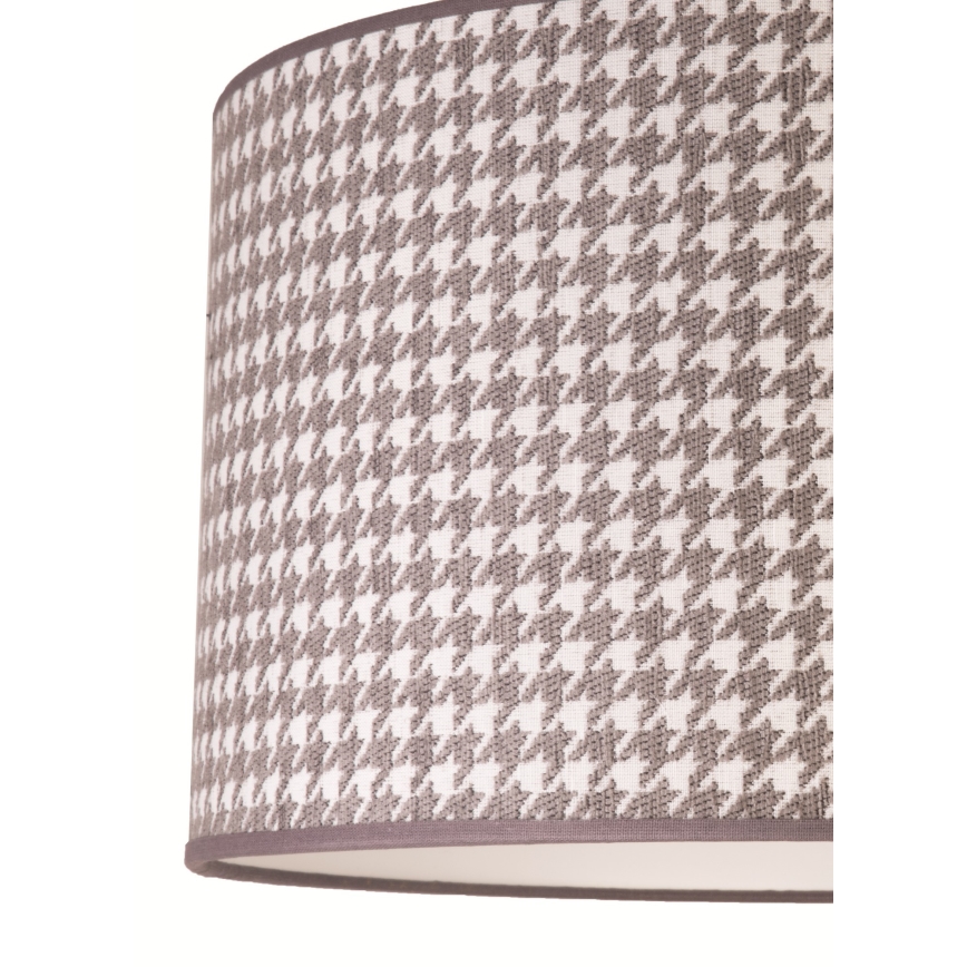 Duolla - Κρεμαστό φωτιστικό οροφής KENT 1xE27/40W/230V διάμετρος 45 cm γκρι
