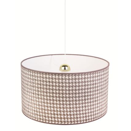 Duolla - Κρεμαστό φωτιστικό οροφής KENT 1xE27/40W/230V διάμετρος 45 cm γκρι