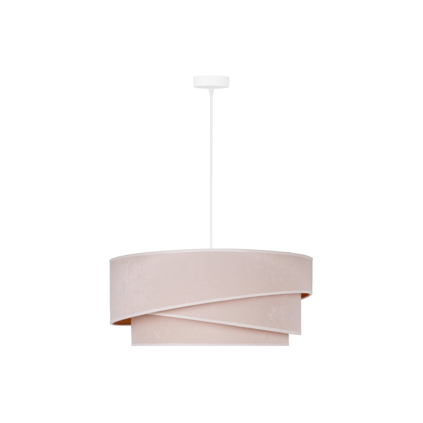 Duolla - Κρεμαστό φωτιστικό οροφής KOBO 1xE27/15W/230V διάμετρος 45 cm κρεμ/χρυσό