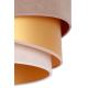 Duolla - Κρεμαστό φωτιστικό οροφής  KOBO 1xE27/15W/230V καφέ/χρυσαφί/κρεμ