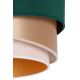 Duolla - Κρεμαστό φωτιστικό οροφής  KOBO 1xE27/15W/230V πράσινο/ροζ χρυσό/κρεμ