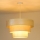 Duolla - Κρεμαστό φωτιστικό οροφής LUNETA 1xE27/40W/230V διάμετρος 45 cm κρεμ