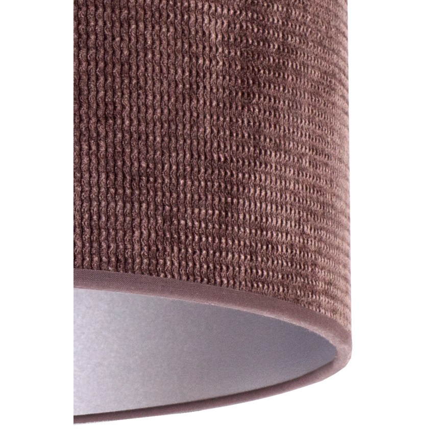 Duolla - Κρεμαστό φωτιστικό οροφής LYON 1xE27/15W/230V διάμετρος 40 cm καφέ