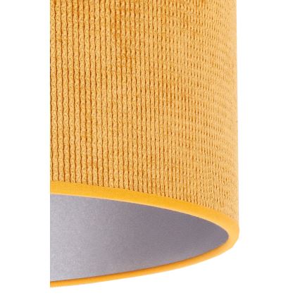 Duolla - Κρεμαστό φωτιστικό οροφής LYON 1xE27/15W/230V διάμετρος 40 cm κίτρινο