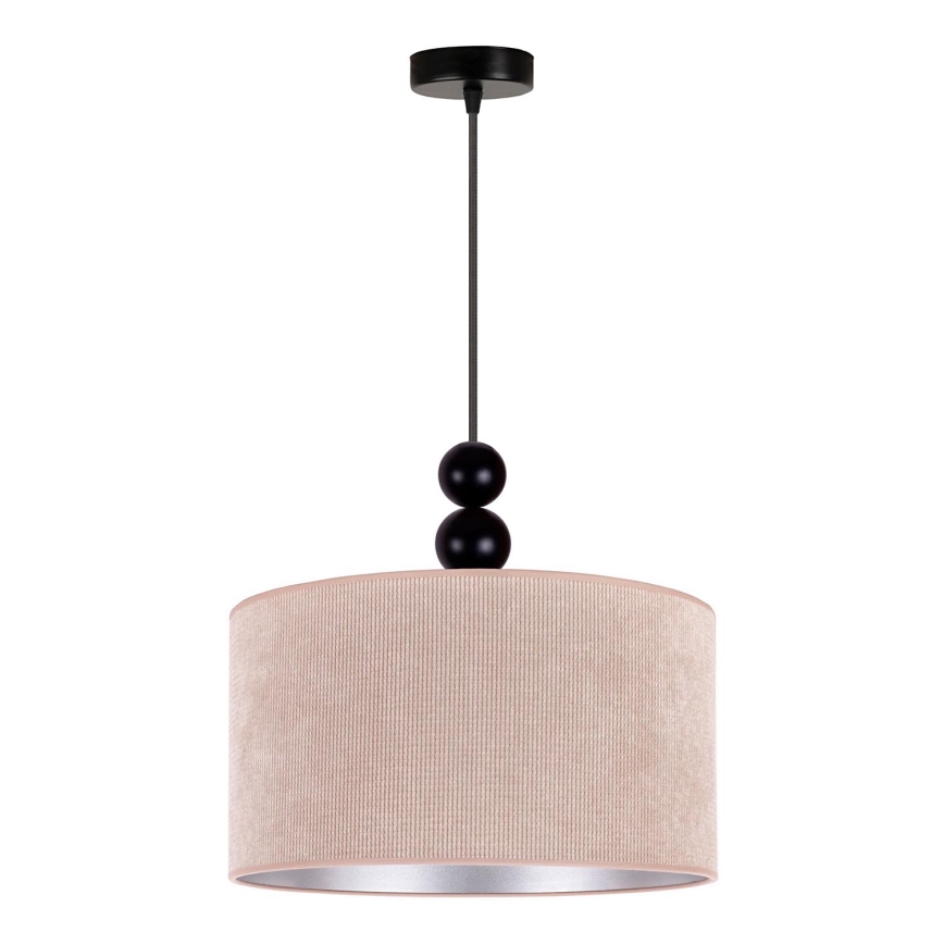 Duolla - Κρεμαστό φωτιστικό οροφής LYON 1xE27/15W/230V διάμετρος 40 cm μπεζ