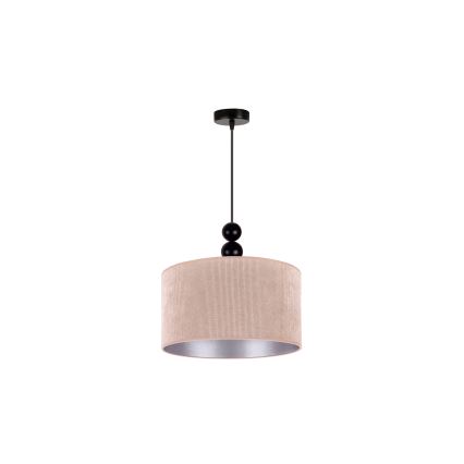 Duolla - Κρεμαστό φωτιστικό οροφής LYON 1xE27/15W/230V διάμετρος 40 cm μπεζ