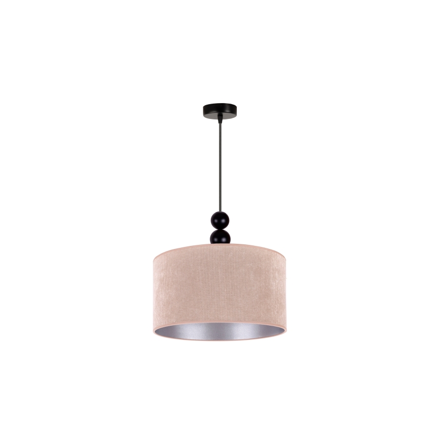 Duolla - Κρεμαστό φωτιστικό οροφής LYON 1xE27/15W/230V διάμετρος 40 cm μπεζ