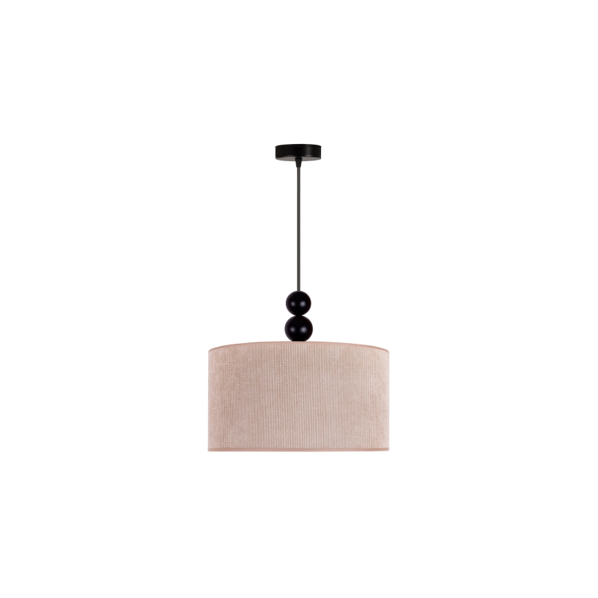 Duolla - Κρεμαστό φωτιστικό οροφής LYON 1xE27/15W/230V διάμετρος 40 cm μπεζ
