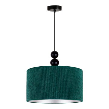 Duolla - Κρεμαστό φωτιστικό οροφής LYON 1xE27/15W/230V διάμετρος 40 cm πράσινο