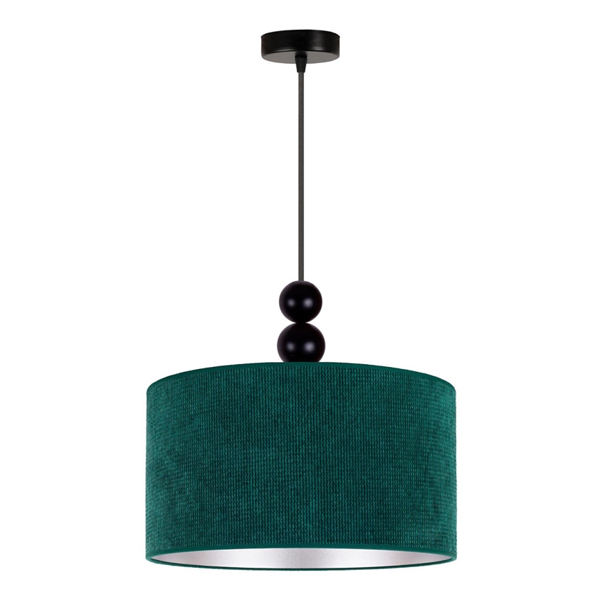 Duolla - Κρεμαστό φωτιστικό οροφής LYON 1xE27/15W/230V διάμετρος 40 cm πράσινο