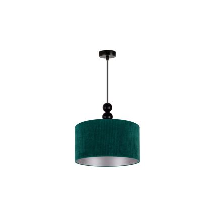 Duolla - Κρεμαστό φωτιστικό οροφής LYON 1xE27/15W/230V διάμετρος 40 cm πράσινο