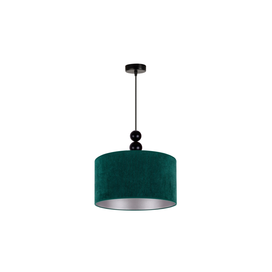 Duolla - Κρεμαστό φωτιστικό οροφής LYON 1xE27/15W/230V διάμετρος 40 cm πράσινο