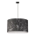 Duolla - Κρεμαστό φωτιστικό οροφής MARBLE 1xE27/40W/230V διάμετρος 45 cm μαύρο/λευκό